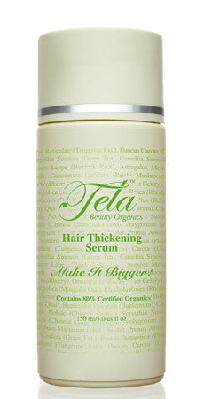 make it bigger, hair thickening serum, hair volume product, tela beauty organics, organic haircare
