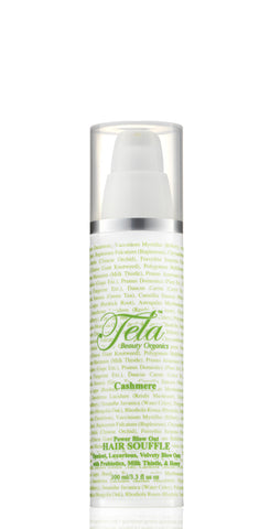 Cashmere Hair Souffle, Power Blow Out Cashmere Hair Soufflé Power Blow Out by Tela Beauty Organics gives luxurious texture, movement, and opulence for velvety rich blow out styles