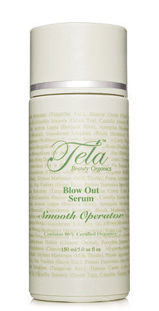 smooth operator blow dry serum, anti frizz style serum, organic blow dry product, tela beauty organics by Philip Pelusi
